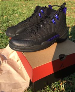 Jordan 12 “ Black Dark Concord”