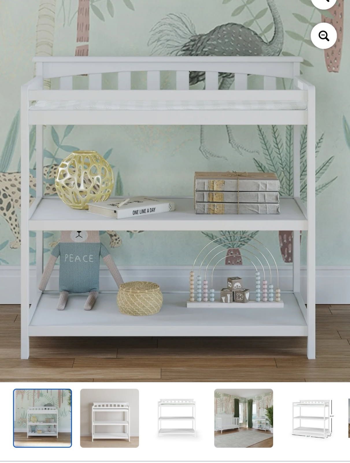 Changing Table With New Mat