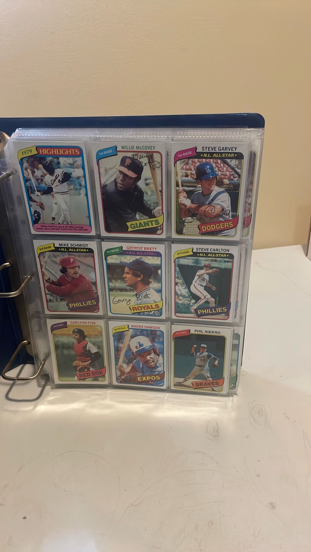 1980 Topps Baseball Cards Collection