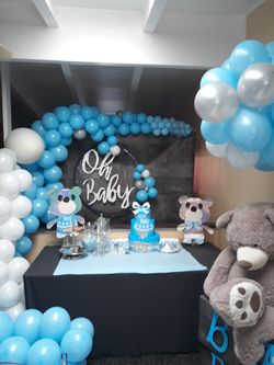 Baby shower candy table, mesa de dulces.