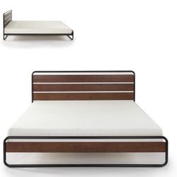 New In A Box KING  Size Platform Bed Frame $199 Or $499 With 12” Gel Memory Foam Mattress
