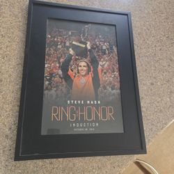 Steve Nash Phoenix Suns Ring Of Honor Number Retirement Poster Double Sided
Framed 
$20
Pick up Mesa Higley and University 