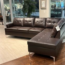 New🥳$10 Down Payment Finance ⛲Barrington 2 Piece Sectional with Chaise ▪️# Sofa # Loveseat # Couch # Living Room Set Options Available