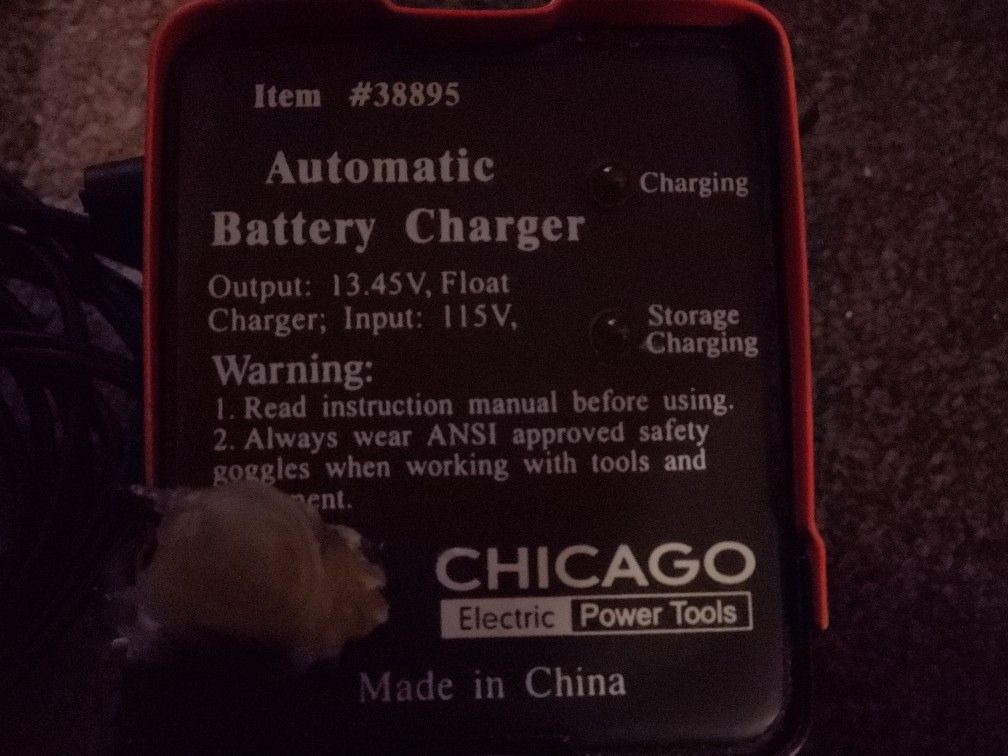 Chicago Electric automatic battery charger / maintainer