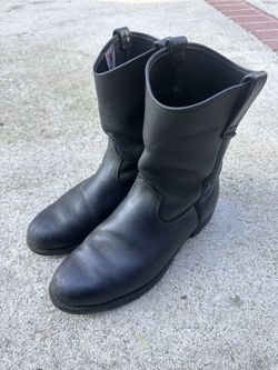 Red Wing Boots Slip On Black 10.5