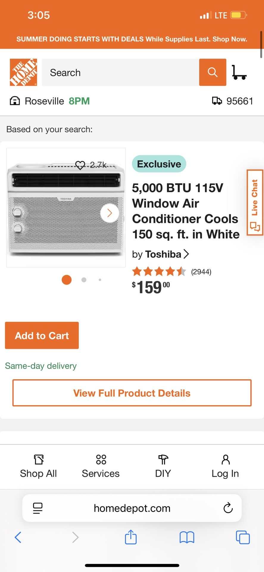 Toshiba Window AC