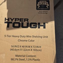 Storage Shelves Wired 5 Tier