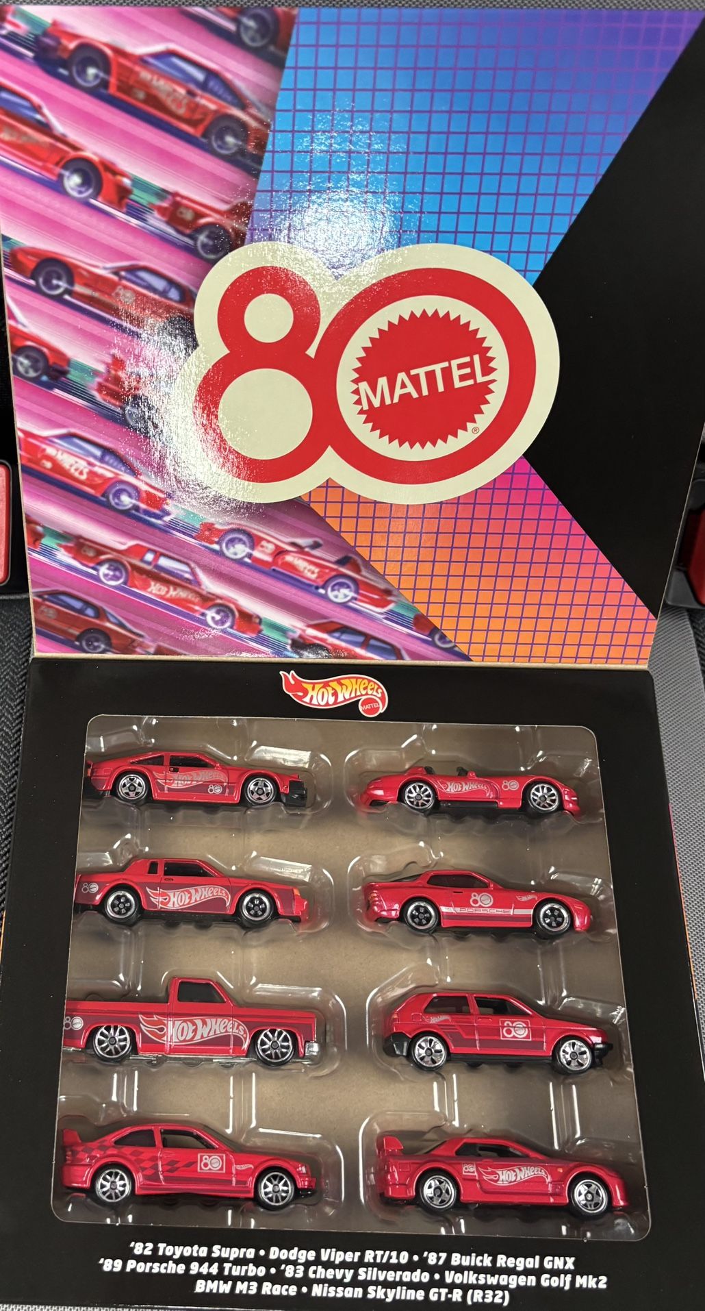 Hot Wheels Mattel 80th Anniversary 