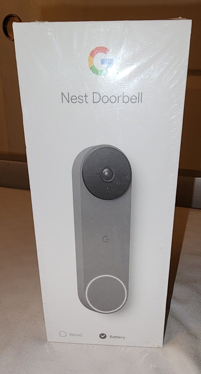 Google Nest Doorbell With Wireless Cam And Microphone Technology Battery Powered