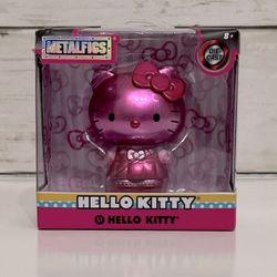 NIB Classic Hello Kitty Pink Die Cast Metal Figure 2.5”
