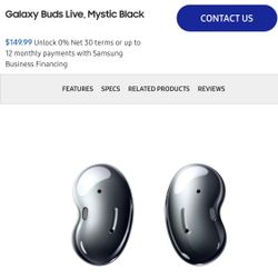 Samsung  Galaxy  Buds Live Ear Buds (works With All Makes And Models Of Phones)