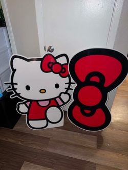 Hello kitty birthday decoration