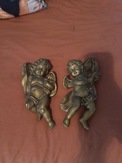 pair of angels for wall