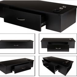 Wall Mount Black Hair Station 