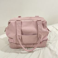 Beis Mini Weekender Atlas Pink Bag