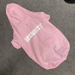 XL pink Security Dog Sweatshirt 