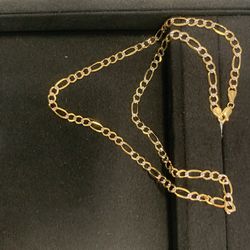 10KY 2Tone figaro chain 5mm 20”