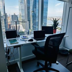 Electric Adjustable Sitting/Standing Desk  (<1 Year, $300 Value)
