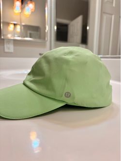 Lululemon Fast and Free Running Hat in Lime Green