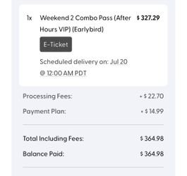 Weekend 2 splash house pass