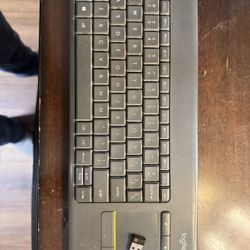 Logitech Wireless Keyboard With Touchpad 
