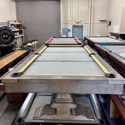 Plank and Hide 8 Foot Beaumont Pool Table