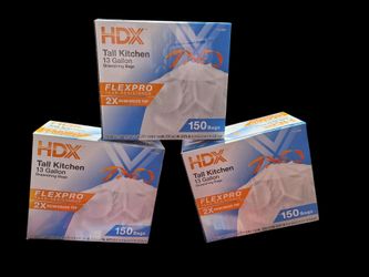 HDX 13GALLON TRASH BAGS