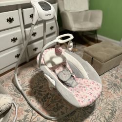 Ingenuity Baby Swing Pink