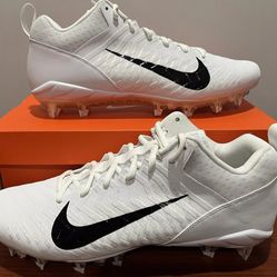 Brand New Nike Alpha Menace Pro 2 Low White Football Cleats Men Sizes 12.5
