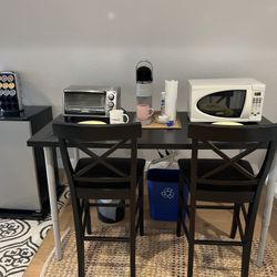Adjustable Black IKEA Table Or desk 