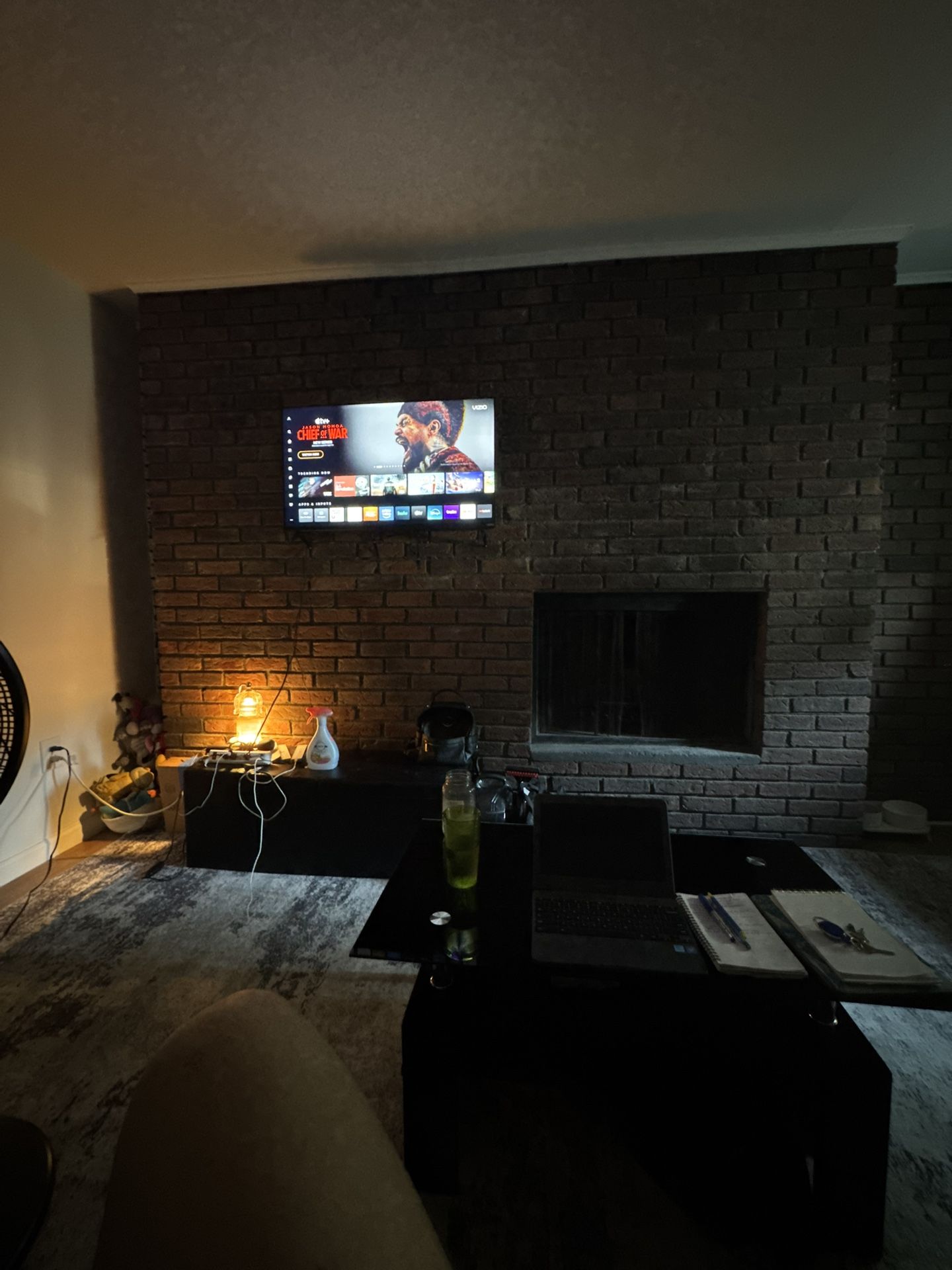 black coffee table