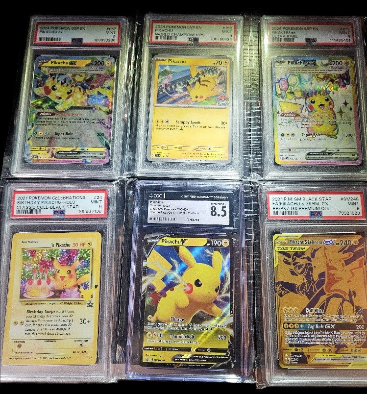 GRADED PIKACHU LOT!!