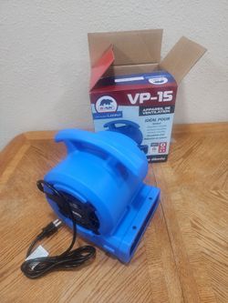 Air 1/8 HP Air Mover Carpet Dryer Floor Blower Fan for Home Use in Blue