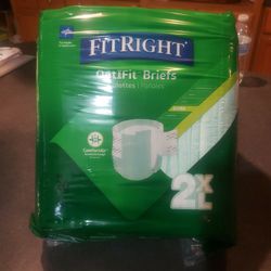 Fit Right 2x  Optifit Briefs  Adult