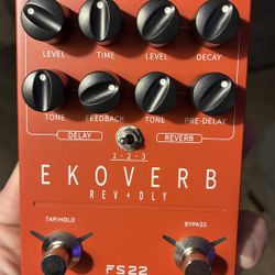 Flamma FS22 Ekoverb Ambient Delay Reverb Guitar Pedal