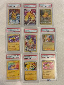 Pokemon card pikachu lot PSA 10
