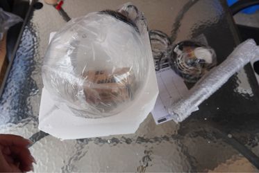 Modern Glass Globe Pendant Light with ST64 Edison Bulb