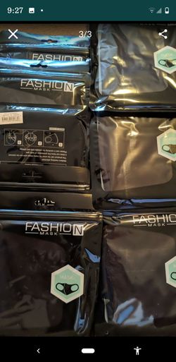 New masks $5 ea, masks are sealed new