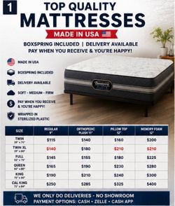 Top Quality Mattress ‼️ 🚚 🇺🇸. Colchones Maxima Calidad