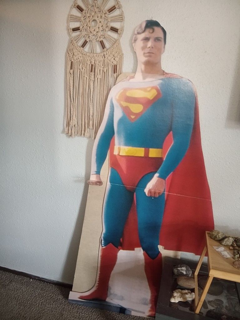 Rare Original Promo Store 6ft 1978 Superman Stand Up