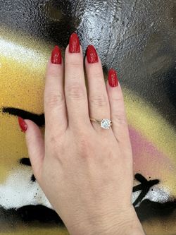 14k CZ STONE RING
