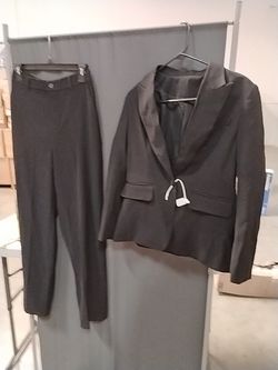 Brand New Adult 2-Piece Classic Black Tuxedo Set - Jacket Size XS / Pants Size Small