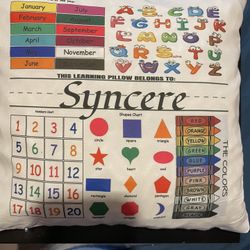 Custom Learning Pillow For Kids!!