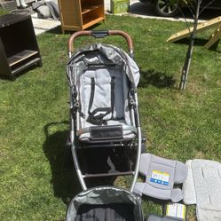 Uppababy Vista Stroller W/ Bassinet And Jumper Seat