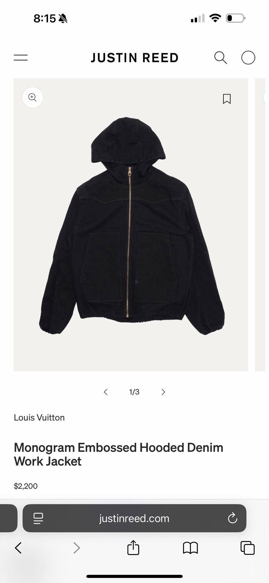 Men Work Denim Jacket 