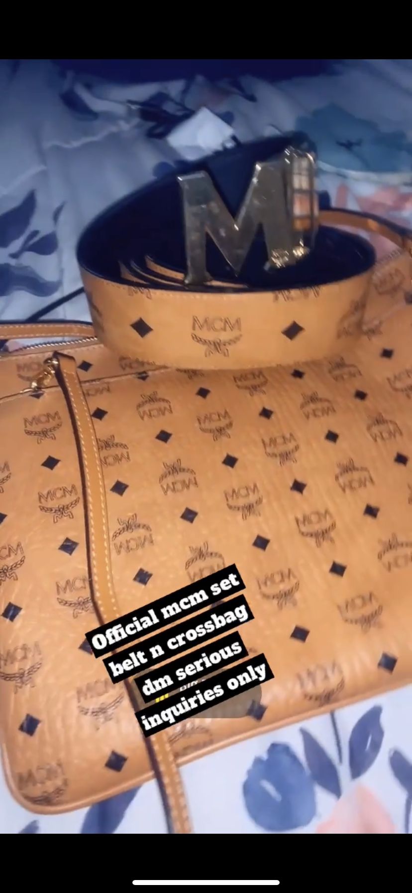 Official MCM Crossbody Bag N Belt
