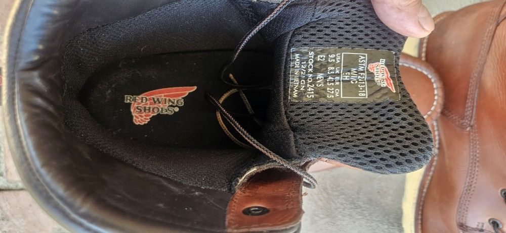 Redwing Steel Toe Boots.