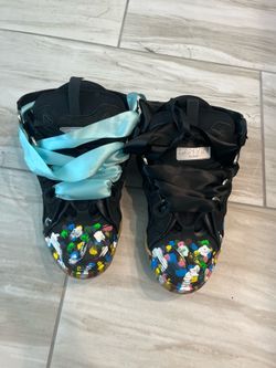 Lanvin Curb Leather Sneakers "Paint Splatter" Black – Men's US 13 / EUR 47 – Rare Statement Grails