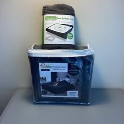 Waterproof Bed Cover W/Box Spring Cover