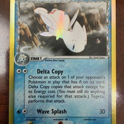 Pokemon Togetic Delta Species 11/101 Dragon Frontiers Reverse Rare Holo LP/NM